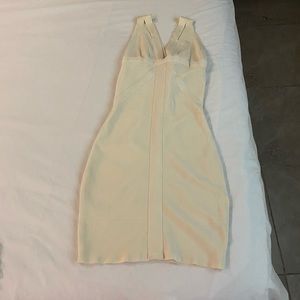 Cream Marciano Bodycon dress (Knee length)